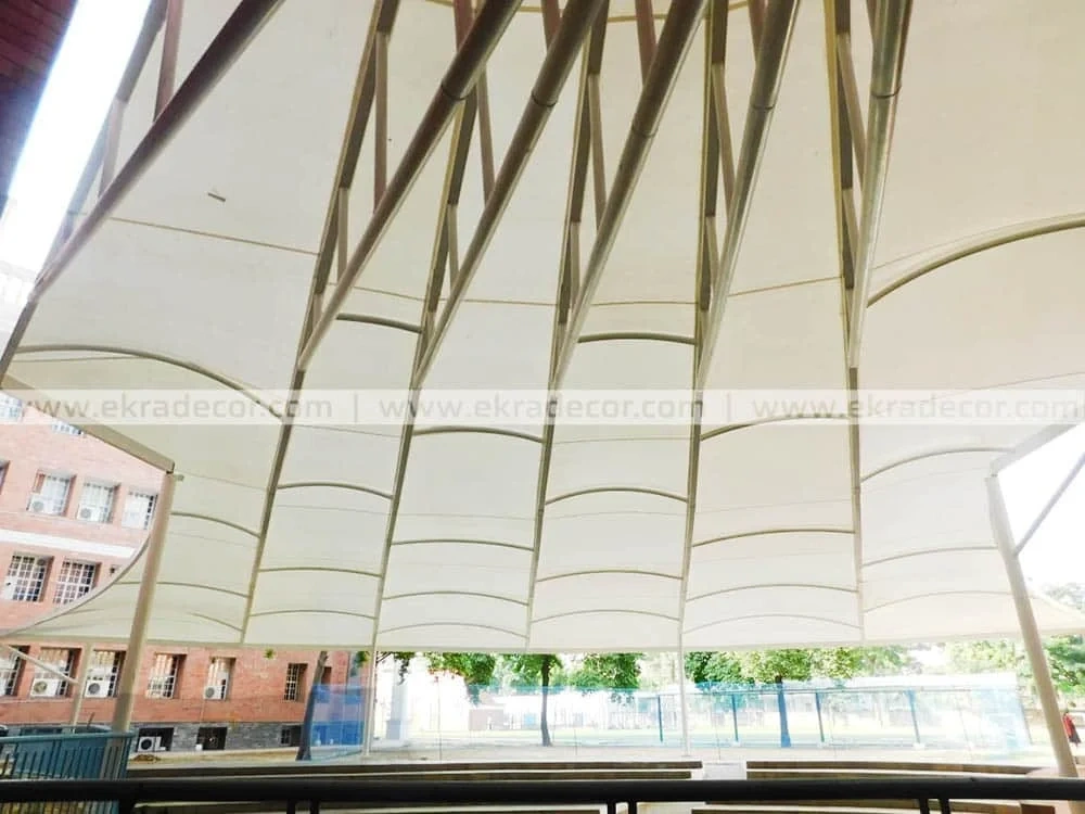 Scottish High International School, Gurugram tensile structure - 700 Sqmt